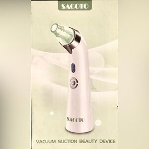 White Vacuum Suction Beauty Device